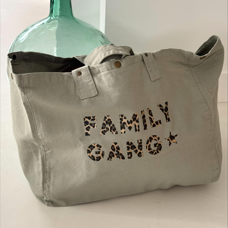 Marcel & Lily – Grand Cabas sauge – Family gang