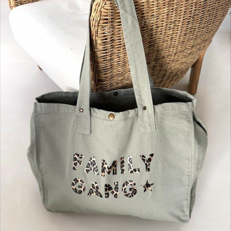 Marcel & Lily – Grand Cabas sauge – Family gang – Image 4