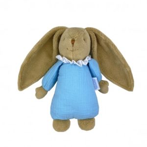 Lapin nid d&rsquo;ange musical bleu ciel – Trousselier