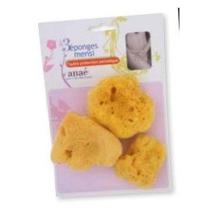 Anaé – Lot de 3 éponges Menstruelles