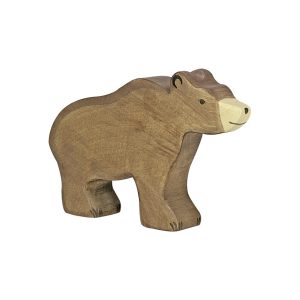 Figurine en bois Ours Brun – Holztiger