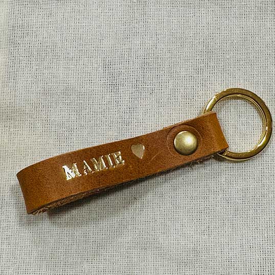 Porte-clés cuir – Atelier Fringant – Image 8