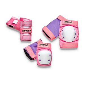Set de protections rose – Impala Rollerskates