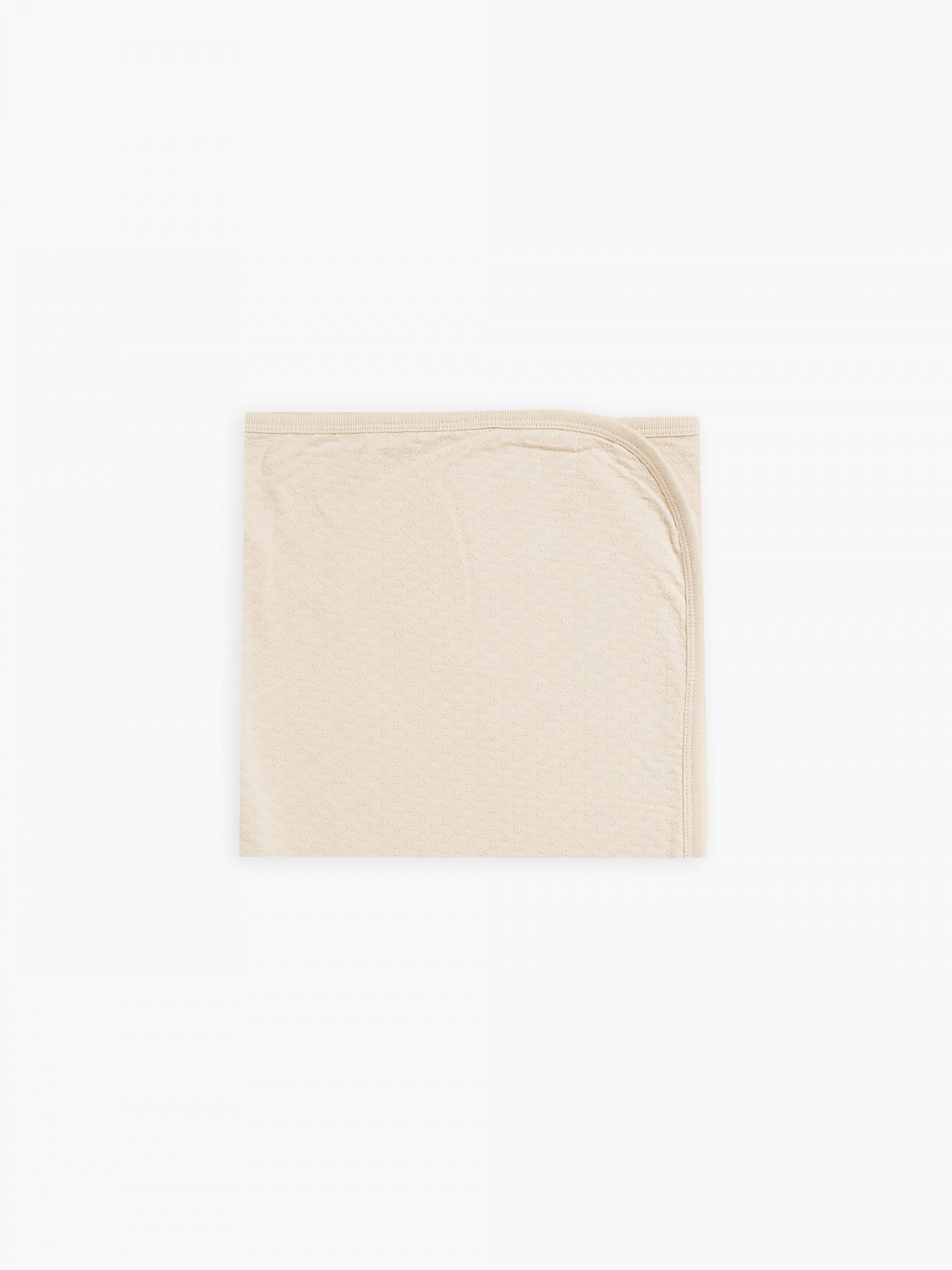 Couverture Pointelle Naturel – Quincy Mae