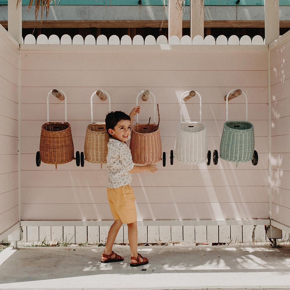 Panier a roulettes Luggy Natural – Olli Ella – Image 3