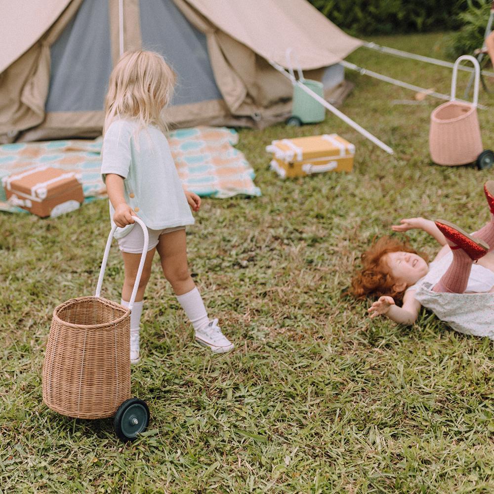 Panier a roulettes Luggy Natural – Olli Ella – Image 6