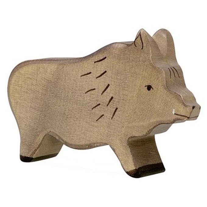 Figurine en bois Sanglier – Holztiger – Image 2