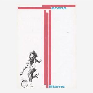Affiche « Serena Williams » – Sergeant Paper