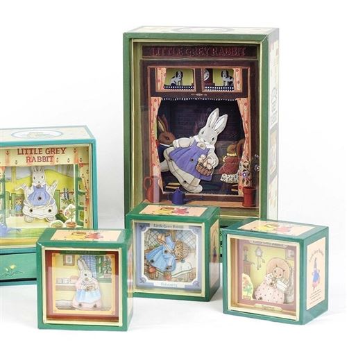 Dancing musical little grey rabbit – Trousselier – Image 3