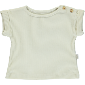 Tee-shirt bourrache côtelé Almond Milk – Poudre Organic